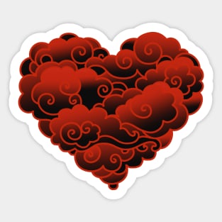 CLOUD HEART Sticker